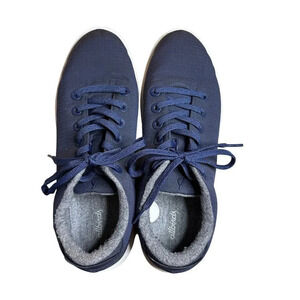 Allbirds Men's Wool Pipers Sneaker Lace Up Shoes Navy Blue Gray Size 13